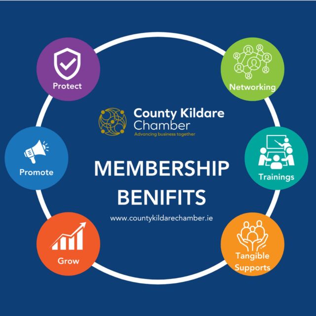 🚀 Looking to grow your business in Kildare?

Becoming a member of County Kildare Chamber gives you access to a powerful network and a range of supports including:
✔️ Weekly networking events
✔️ Training & upskilling
✔️ Business promotion
✔️ Export support
✔️ Representation on policy & local issues

Tap the link in bio to learn more about how we help businesses connect, grow & succeed.

#ChamberBenefits #KildareBusiness #CountyKildareChamber #BusinessNetworking #ChamberLife #SupportLocalBusiness #JoinTheChamber