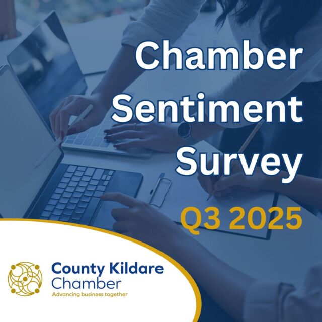 At County Kildare Chamber, we’re committed to strengthening how we engage with our members — and ensuring that what matters to you is at the heart of everything we do. This short survey is your opportunity to shape our priorities: from the challenges your business is facing, to the policies you want to see in Budget 2026, to how we can better support you through our events, services, and advocacy. It takes just 5–7 minutes, and your feedback will directly inform how we represent your needs in the year ahead.
Link in our bio.